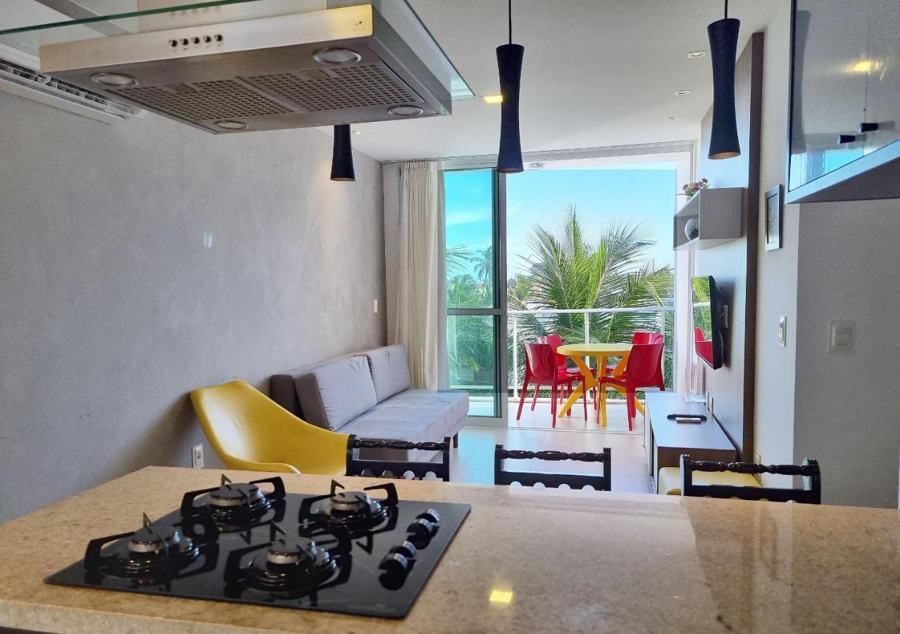 Apartmán Areias Do Mar ! Charmoso E Com Ar Na Sala A318 Barra de São Miguel Exteriér fotografie